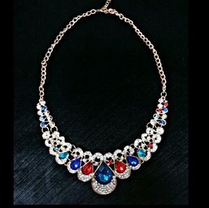 Jewelry - 3/$30 Faux Gem and Crystal Statement Necklace Jewelry - 3/$30 Faux Gem and Crystal Statement Necklace